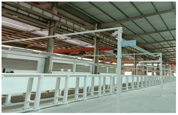 Auto chassis electrophoretic coating line