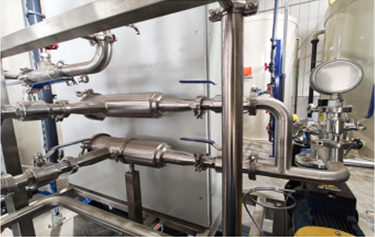 Auto parts painting wastewater treatment device