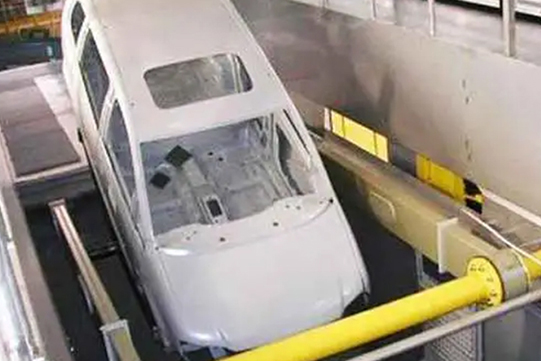 Automotive electrophoresis coating line